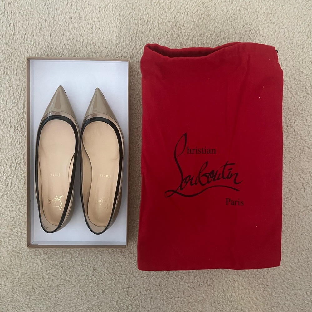 Paulina Patent Flats by Christian Louboutin